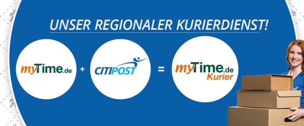 myTime.de und CITIPOST bilden den myTime.de Kurierdienst