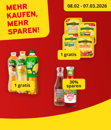 Mehr kaufen mehr sparen - Aktion