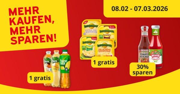 Mehr kaufen mehr sparen - Aktion