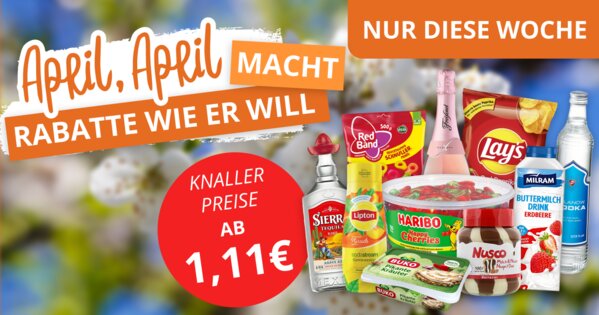 April, April - Schnapszahlen Angebote
