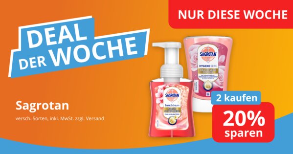 Deal der Woche: Sagrotan 20% sparen