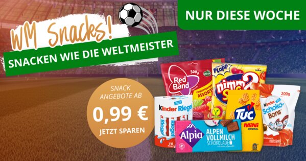 WM 2026 - Snack Angebote sichern