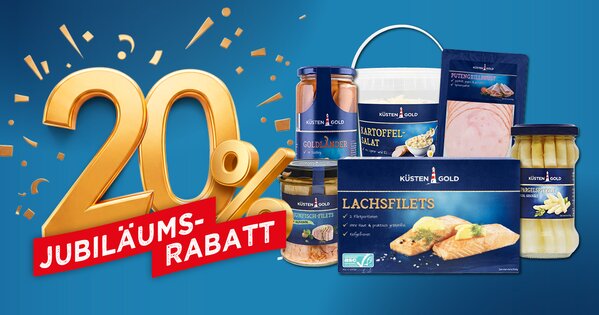 20 Jahre Küstengold - Starke Angebote zum Juiläum